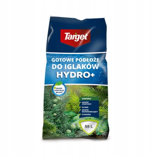 Gotowe podłoże do iglaków Hydro+ Target 50l ziemia tuje