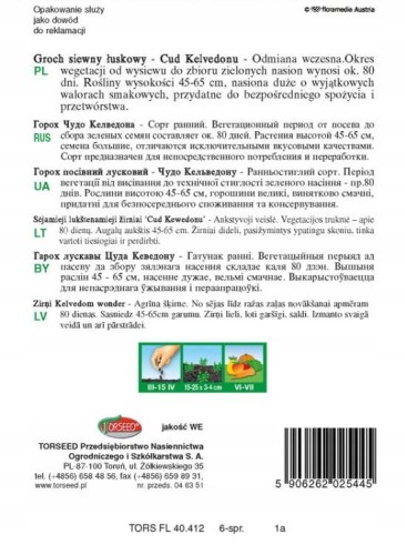 Groch łuskowy Torseed Cud Kalvedonu 50 g