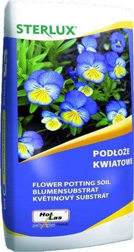 Ziemia Kwiatowa Sterlux 10L Hollas Podłoże kwiatowe