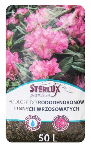 Podłoże do rododendronów i innych wrzosowatych Sterlux Premium 50 l