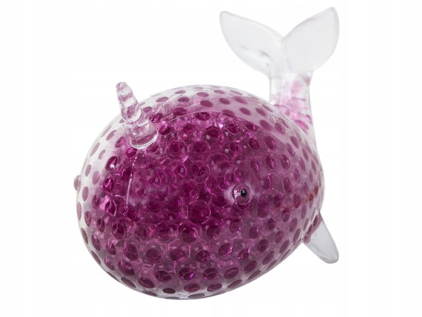 GNIOTEK ANTYSTRESOWY ŻELOWY SQUISHY DELFIN KULKI SENSORYCZNY DUŻY ZGNIOTEK