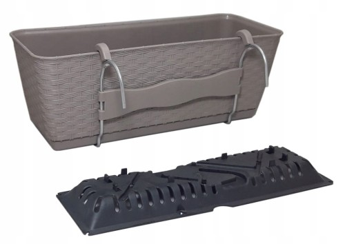 Skrzynka balkonowa 50 x 17 cm tworzywo sztuczne