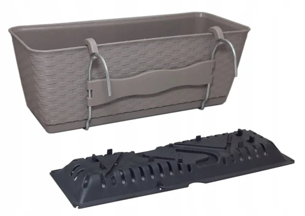 Skrzynka balkonowa 50 x 17 cm tworzywo sztuczne