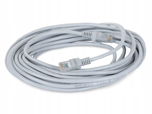 Patchcord Verk Group U/UTP 5e RJ45 / RJ45 10 m szary