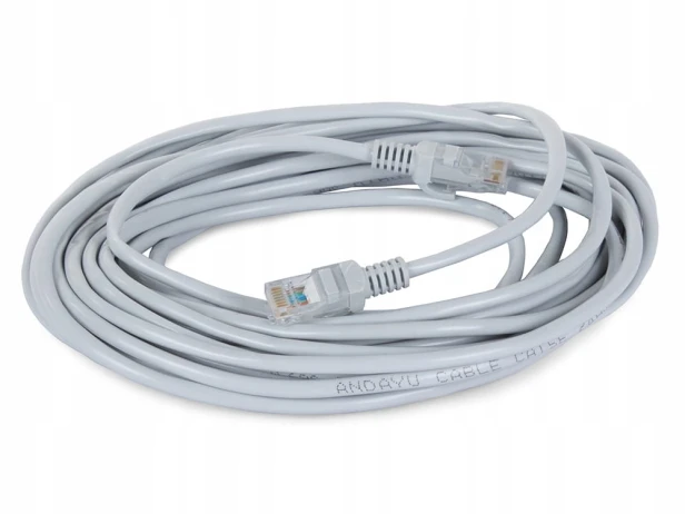 Patchcord Verk Group U/UTP 5e RJ45 / RJ45 10 m szary