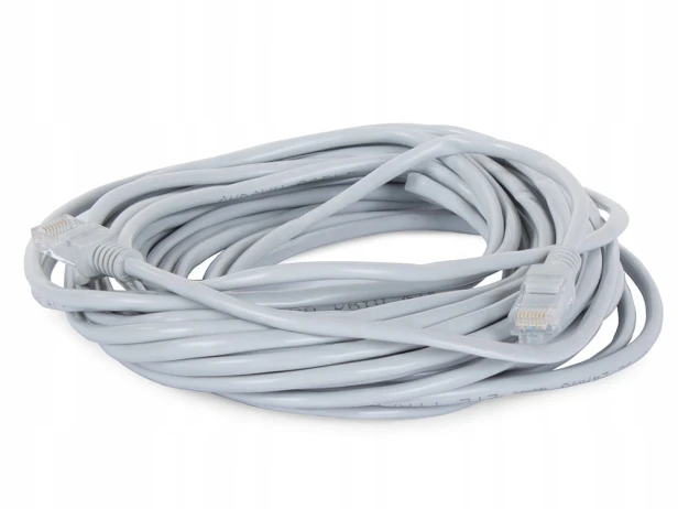 Patchcord Verk Group U/UTP 5e RJ45 / RJ45 10 m szary