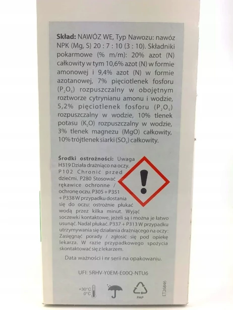 Nawóz wieloskładnikowy Bros granulat 5 kg 5 l