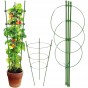 Podpórki do roślin metal 60 cm 1 szt.