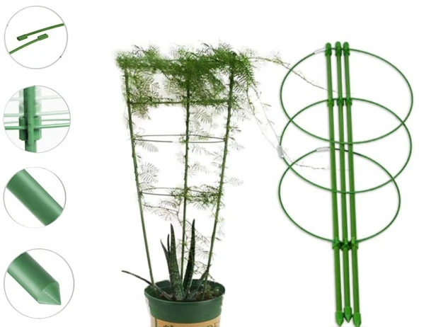 Podpórki do roślin metal 60 cm 1 szt.