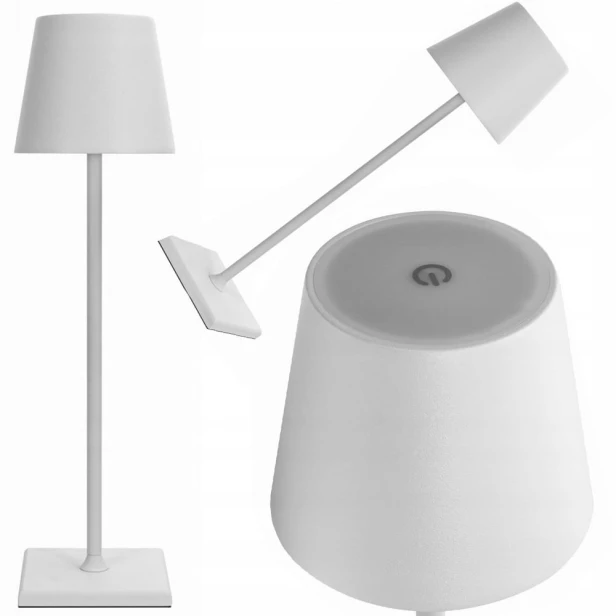 LAMPKA NOCNA STOŁOWA DOTYKOWA LAMPA 3 STOPNIOWA WYSOKA BEZPRZEWODOWA USB
