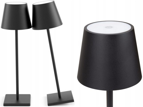 LAMPKA NOCNA STOŁOWA DOTYKOWA LAMPA 3 STOPNIOWA WYSOKA BEZPRZEWODOWA USB