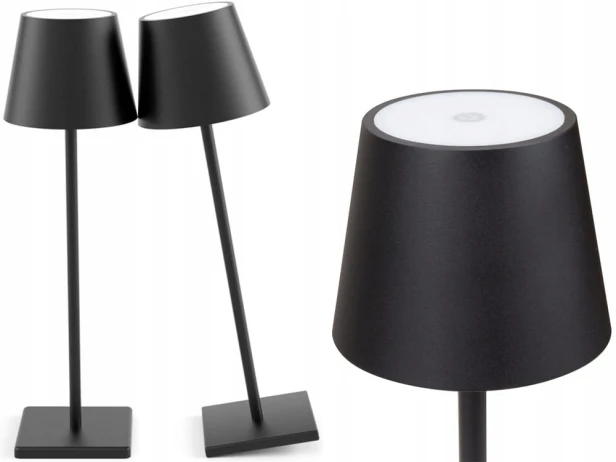 LAMPKA NOCNA STOŁOWA DOTYKOWA LAMPA 3 STOPNIOWA WYSOKA BEZPRZEWODOWA USB