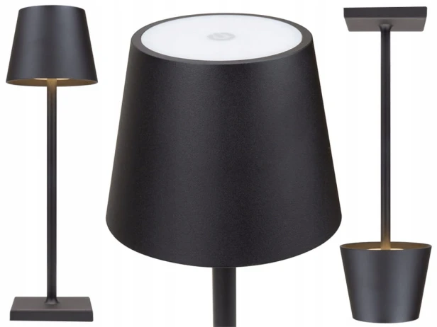 LAMPKA NOCNA STOŁOWA DOTYKOWA LAMPA 3 STOPNIOWA WYSOKA BEZPRZEWODOWA USB
