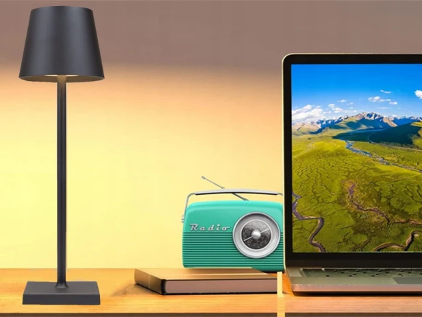 LAMPKA NOCNA STOŁOWA DOTYKOWA LAMPA 3 STOPNIOWA WYSOKA BEZPRZEWODOWA USB