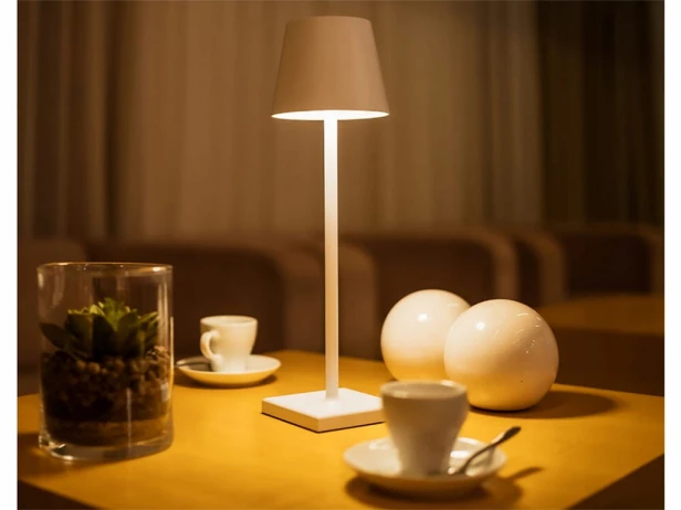 LAMPKA NOCNA STOŁOWA DOTYKOWA LAMPA 3 STOPNIOWA WYSOKA BEZPRZEWODOWA USB