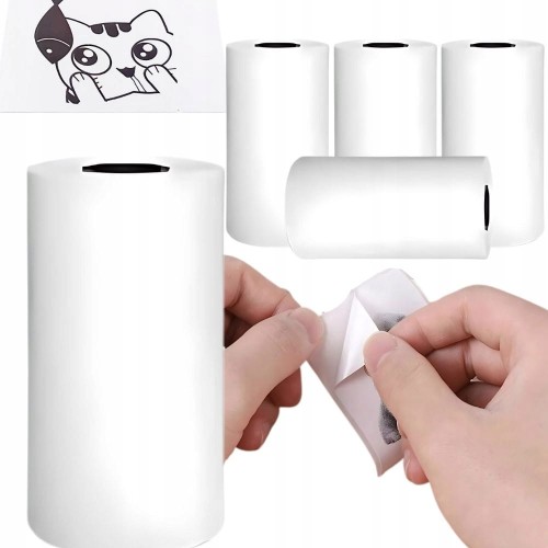 Papier do mini drukarki Verk Group biały 5 sztuk
