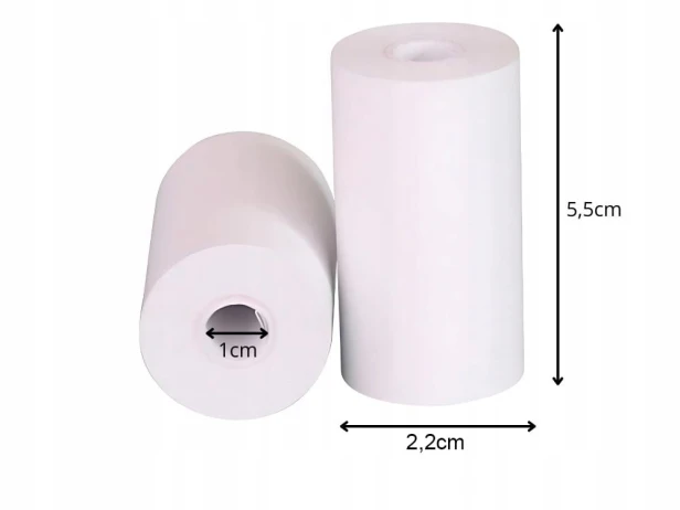 Papier do mini drukarki Verk Group biały 5 sztuk