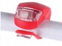 OŚWIETLENIE ROWEROWE LAMPKI 2 LED PRZÓD ROWER 2SZT SILIKONOWE WODOODPORNE