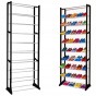 Szafka na buty Verk Group 52 x 140 x 25 cm czarny