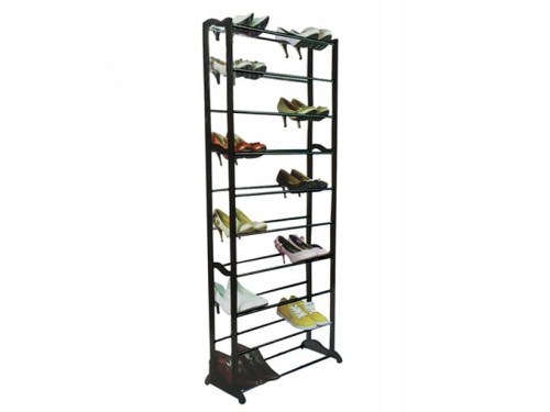 Szafka na buty Verk Group 52 x 140 x 25 cm czarny