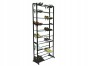 Szafka na buty Verk Group 52 x 140 x 25 cm czarny