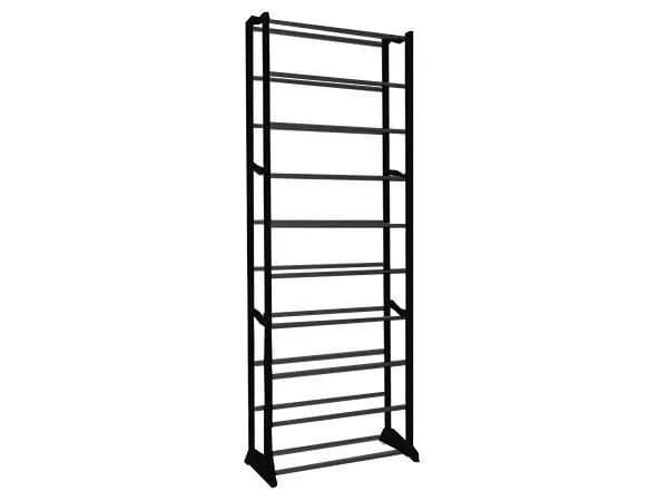 Szafka na buty Verk Group 52 x 140 x 25 cm czarny