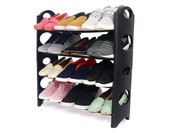 Szafka na buty Verk Group 65 x 35 x 20 cm czarny