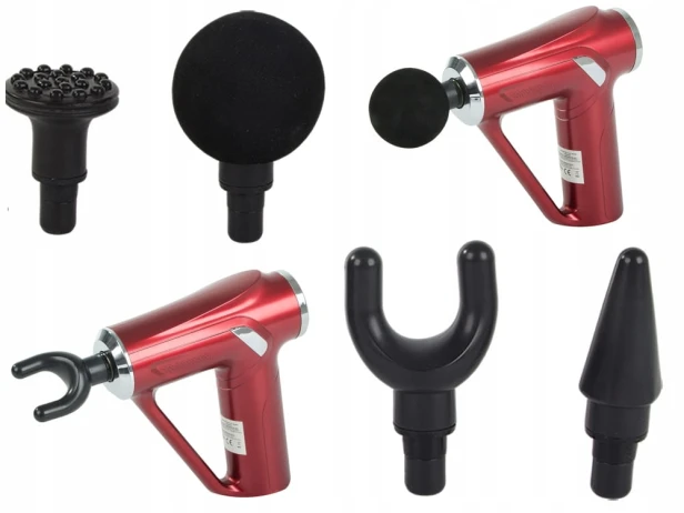 Pistolet do masażu Verk Group HB-008 czerwony