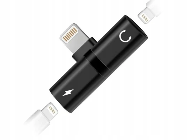 ROZDZIELACZ ADAPTER LIGHTNING IPAD IPHONE 2w1