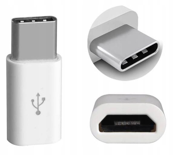 Adapter przejściówka z micro usb na usb typ c 3.1