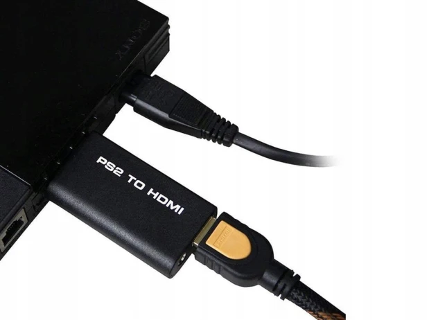 ADAPTER PS2 do HDMI KONWERTER PRZEJŚCIÓWKA AUDIO