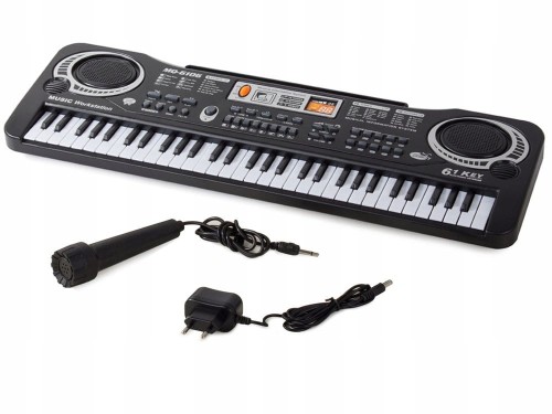 Organy elektroniczne dla dzieci keyboard z mikrofonem prezent na urodziny