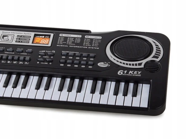 Organy elektroniczne dla dzieci keyboard z mikrofonem prezent na urodziny