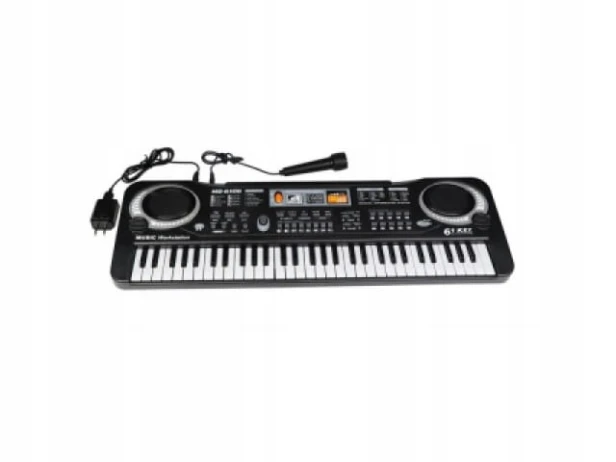 Organy elektroniczne dla dzieci keyboard z mikrofonem prezent na urodziny