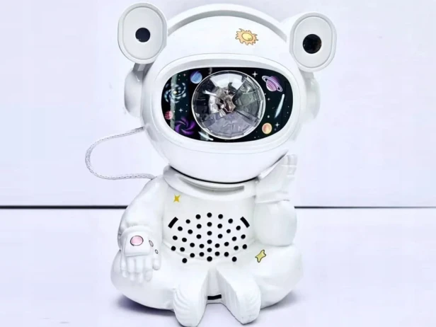 PROJEKTOR GWIAZD ASTRONAUTA LAMPKA NOCNA RZUTNIK DLA DZIECKA KOSMOS PILOT