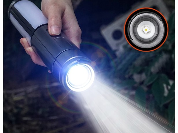 Lampa akumulatorowa Verk Group LED wodoodporna, wstrząsoodporna