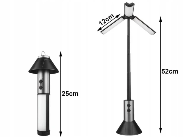 Lampa akumulatorowa Verk Group LED wodoodporna, wstrząsoodporna