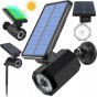 Lampa solarna wbijana Verk Group czarny 66 cm 1 szt.