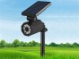 Lampa solarna wbijana Verk Group czarny 66 cm 1 szt.