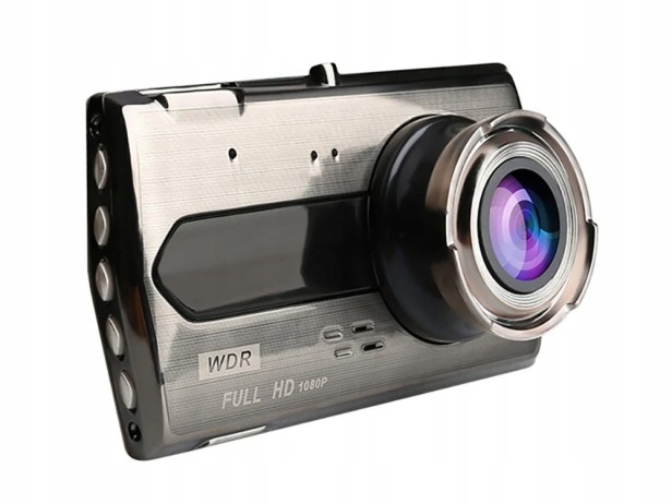KAMERA SAMOCHODOWA FULL HD Z WYŚWIETLACZEM LCD COFANIA WIDEOREJESTRATOR