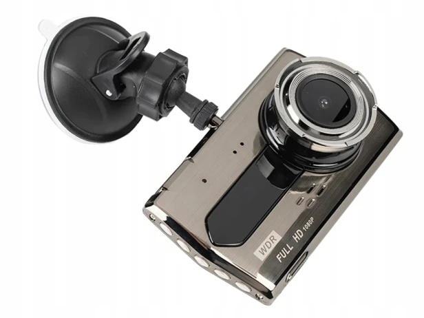 KAMERA SAMOCHODOWA FULL HD Z WYŚWIETLACZEM LCD COFANIA WIDEOREJESTRATOR