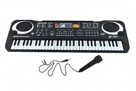 Organy elektroniczne dla dzieci keyboard z mikrofonem prezent na urodziny