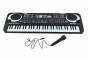 Organy elektroniczne dla dzieci keyboard z mikrofonem prezent na urodziny