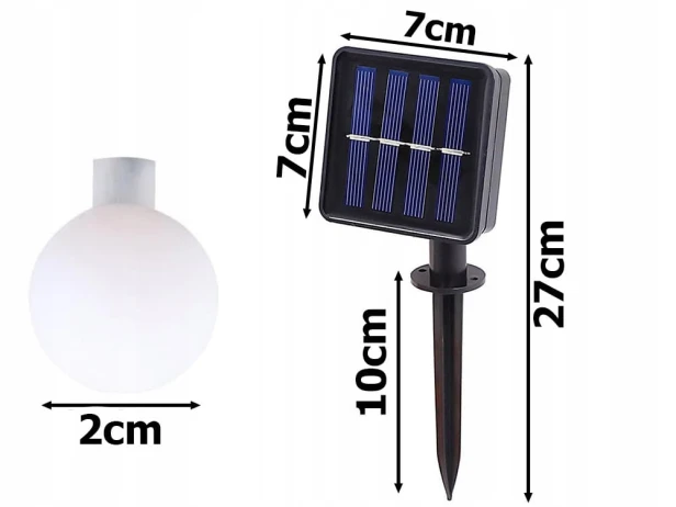 Girlanda Verk Group 690 cm solarne