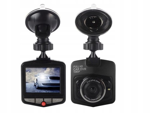 KAMERA SAMOCHODOWA FULL HD Z WYŚWIETLACZEM LCD WIDEOREJESTRATOR JAZDY