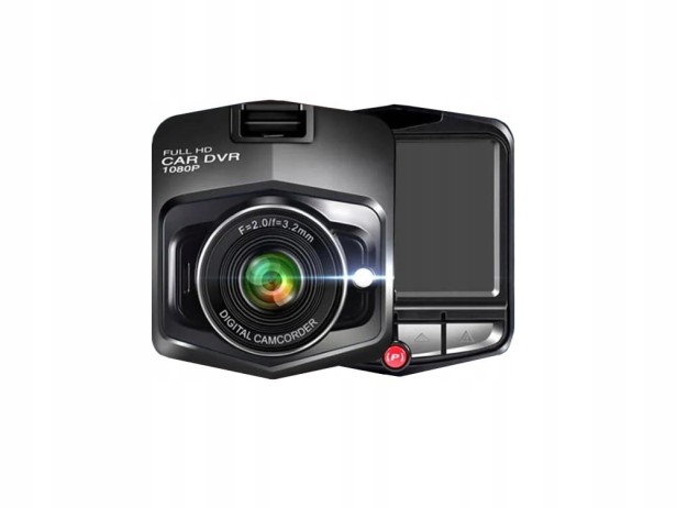 KAMERA SAMOCHODOWA FULL HD Z WYŚWIETLACZEM LCD WIDEOREJESTRATOR JAZDY