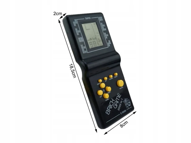 Gra elektroniczna Verk Group czarna 9999 w 1 dla dzieci 3 lata +