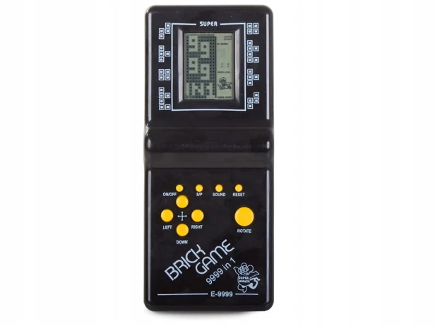 Gra elektroniczna Verk Group czarna 9999 w 1 dla dzieci 3 lata +