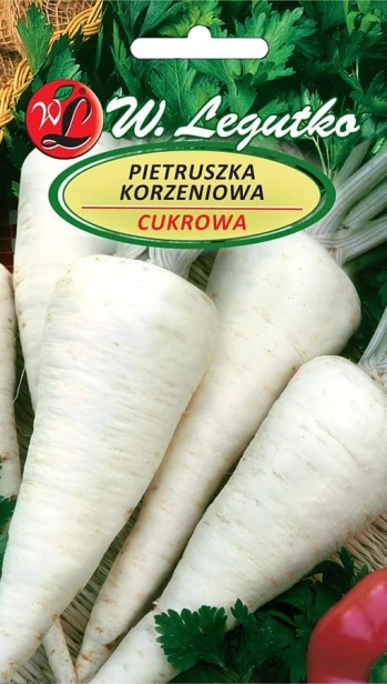 PIETRUSZKA Korzeniowa wczesna CUKROWA 5g nasiona W. Legutko