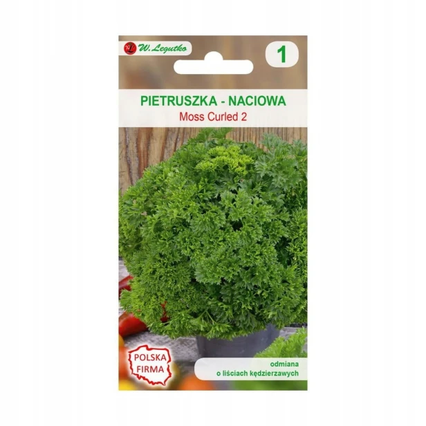 PIETRUSZKA naciowa MOSS CURLED 2 liście kędzierzawe - nasiona 5g W. Legutko